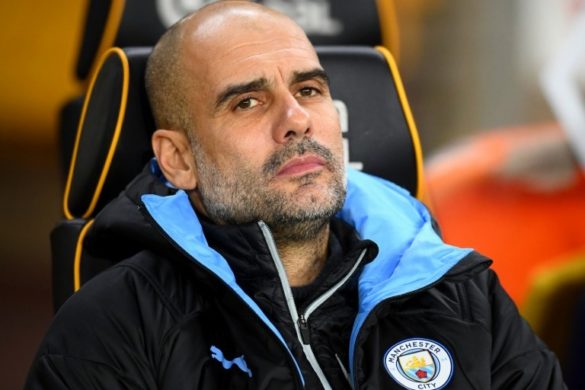 Manchester City coach, Pep Guardiola Svg%3E