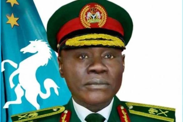 Maj Gen Farouk Yahaya, Chief of Army staff Svg%3E