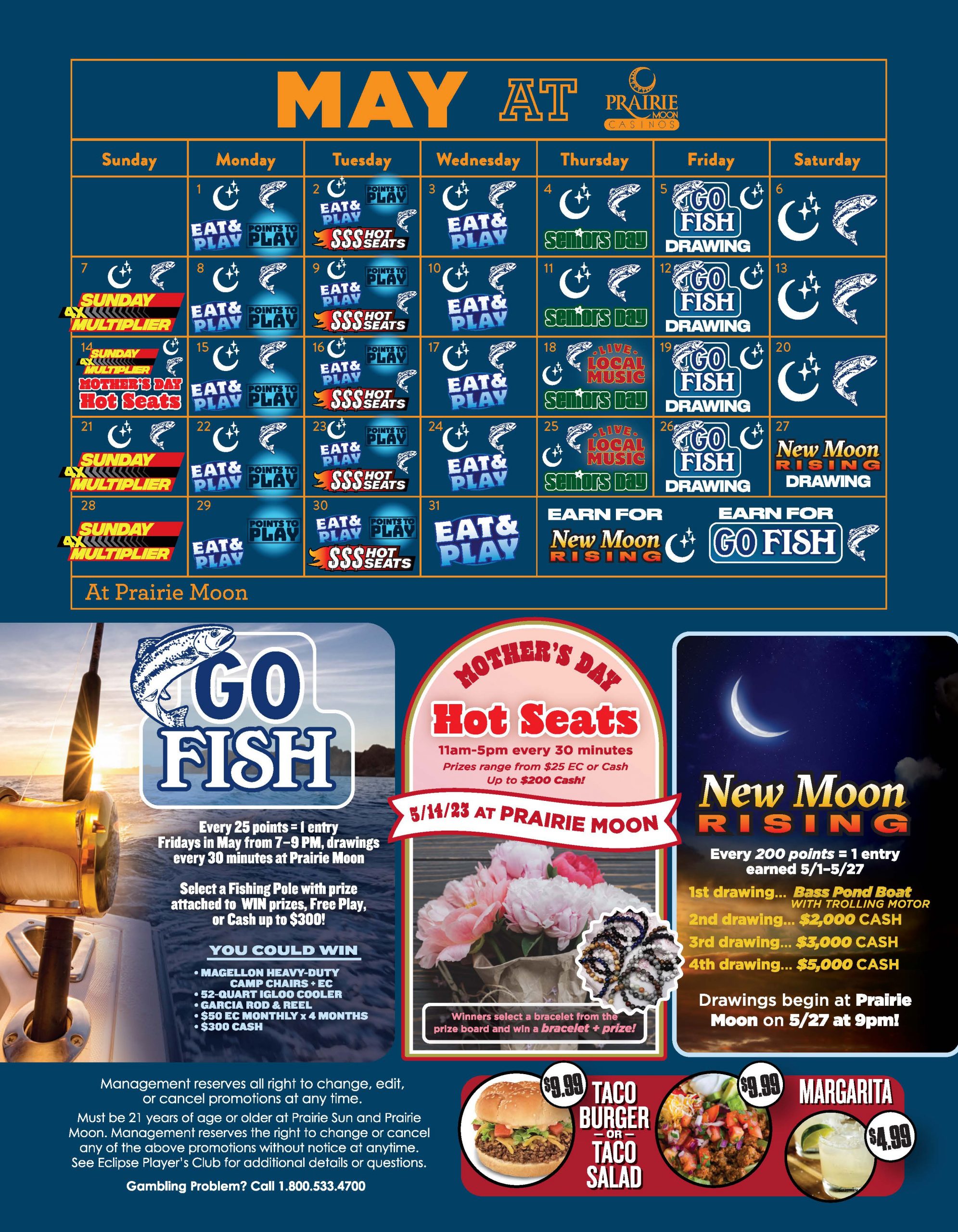 golden moon casino rewards